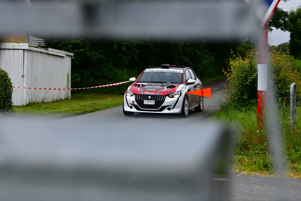 Lasse Karlshøj kørte strategisk i Mascot rally. Både på grund af omskifteligt vejr og føre og for at holde bilen klar til weekendens ADAC Rallye Saarland-Pfalz
(Foto: Morten Dam)